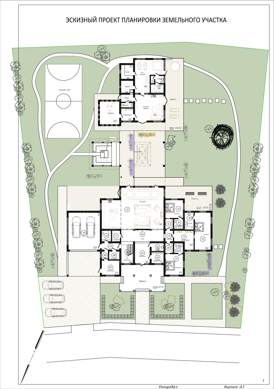 Обложка проекта: Вилла на берегу залива