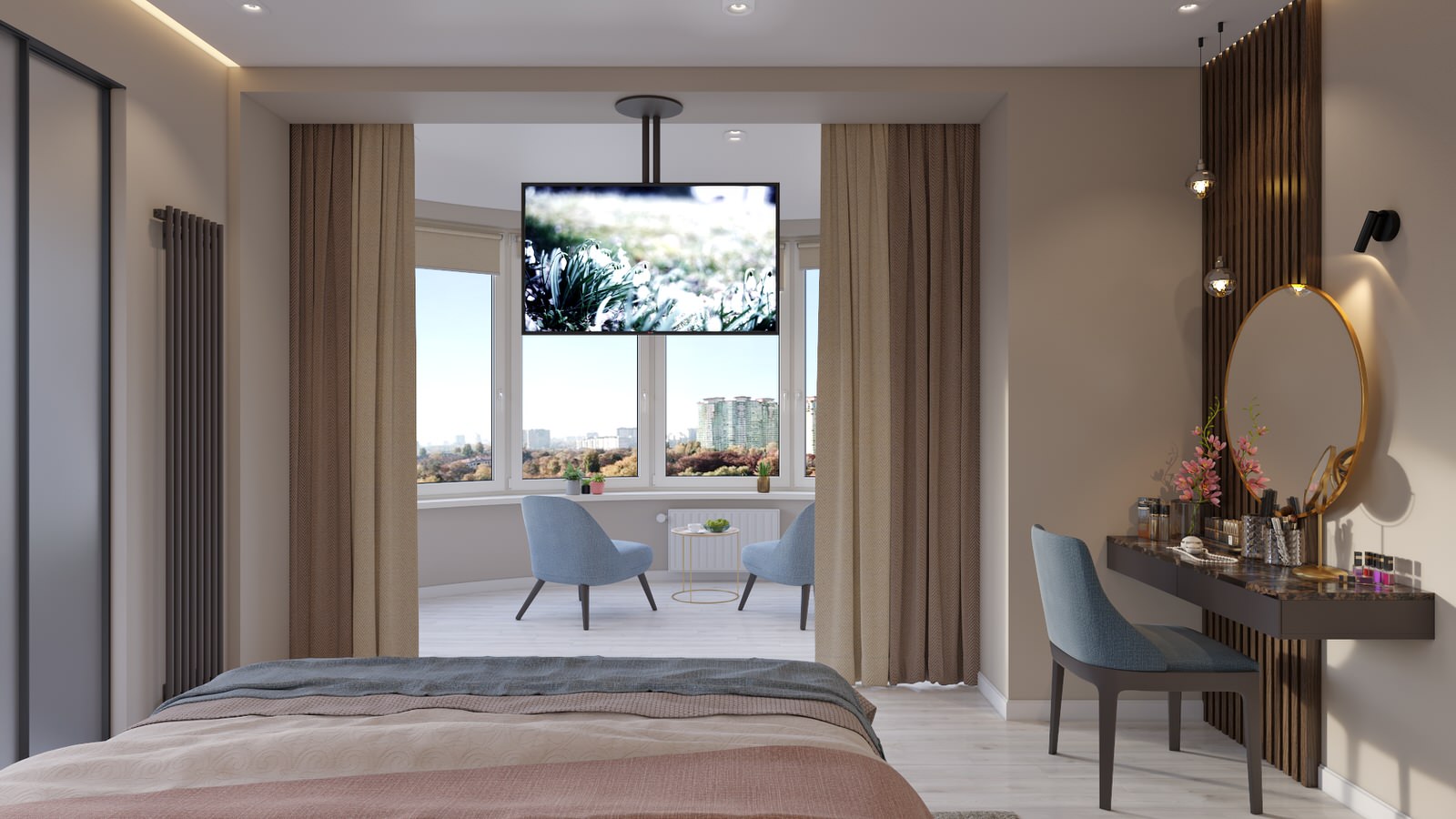 Дизайн четырехкомнатной квартиры Киев