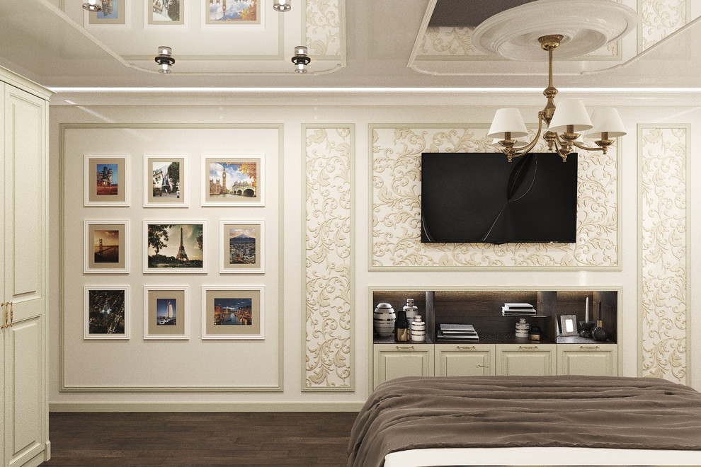 Интерьер спальни в ЖК "Самоцветы"