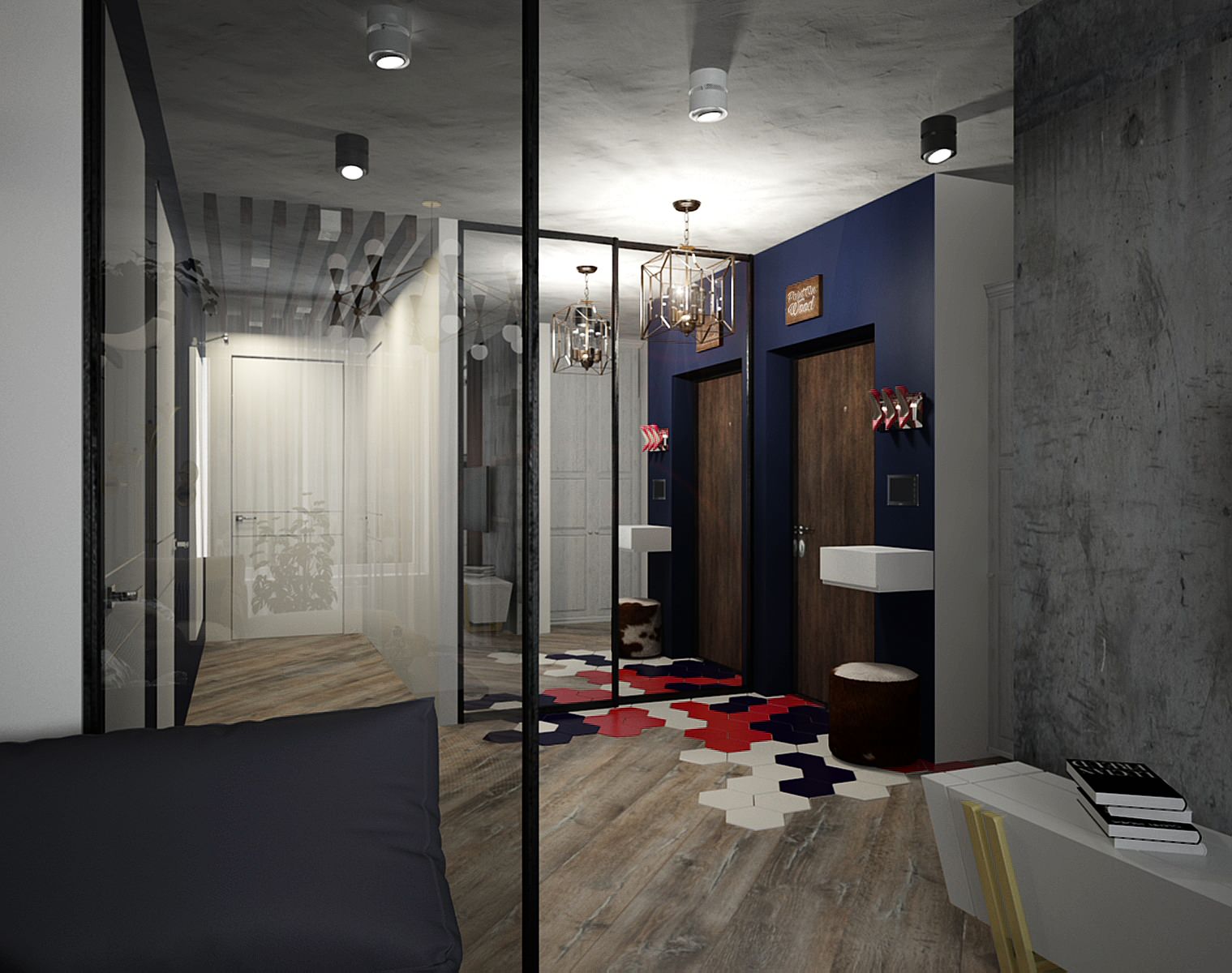 "Лофт", 105 кв. в ЖК "Гринада", 2019 г.