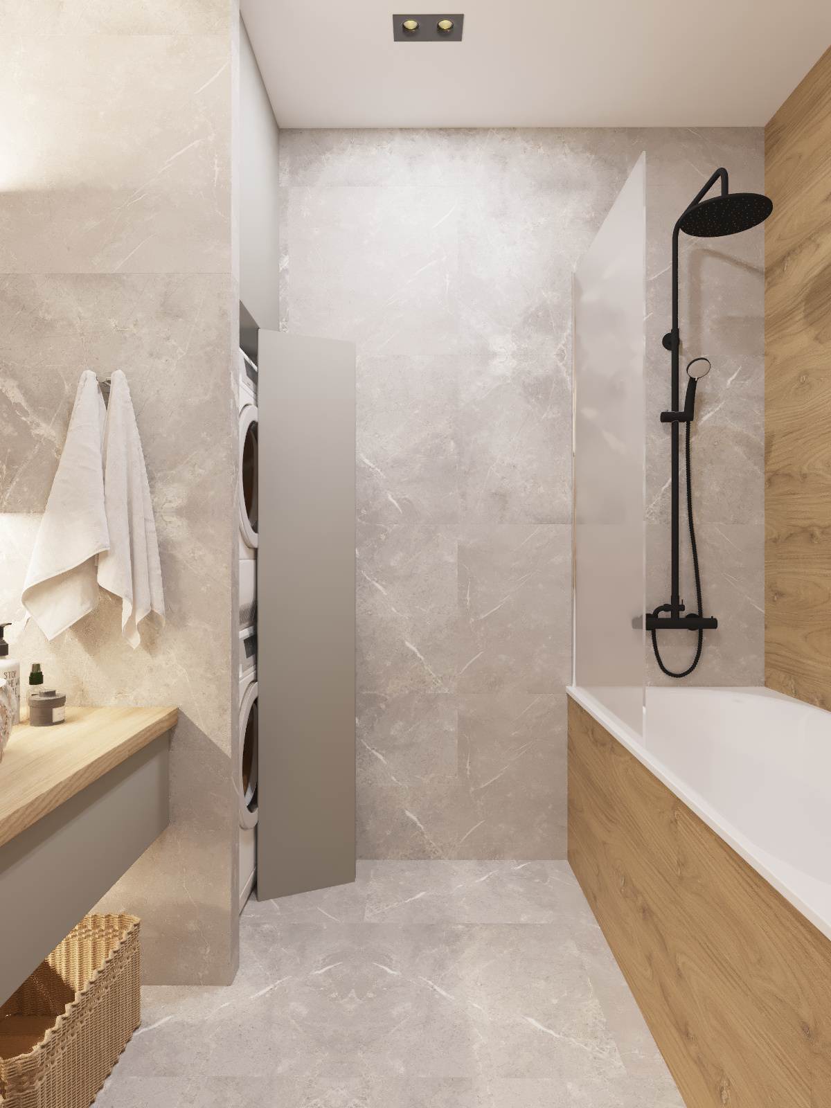 Лофт с абстракцией