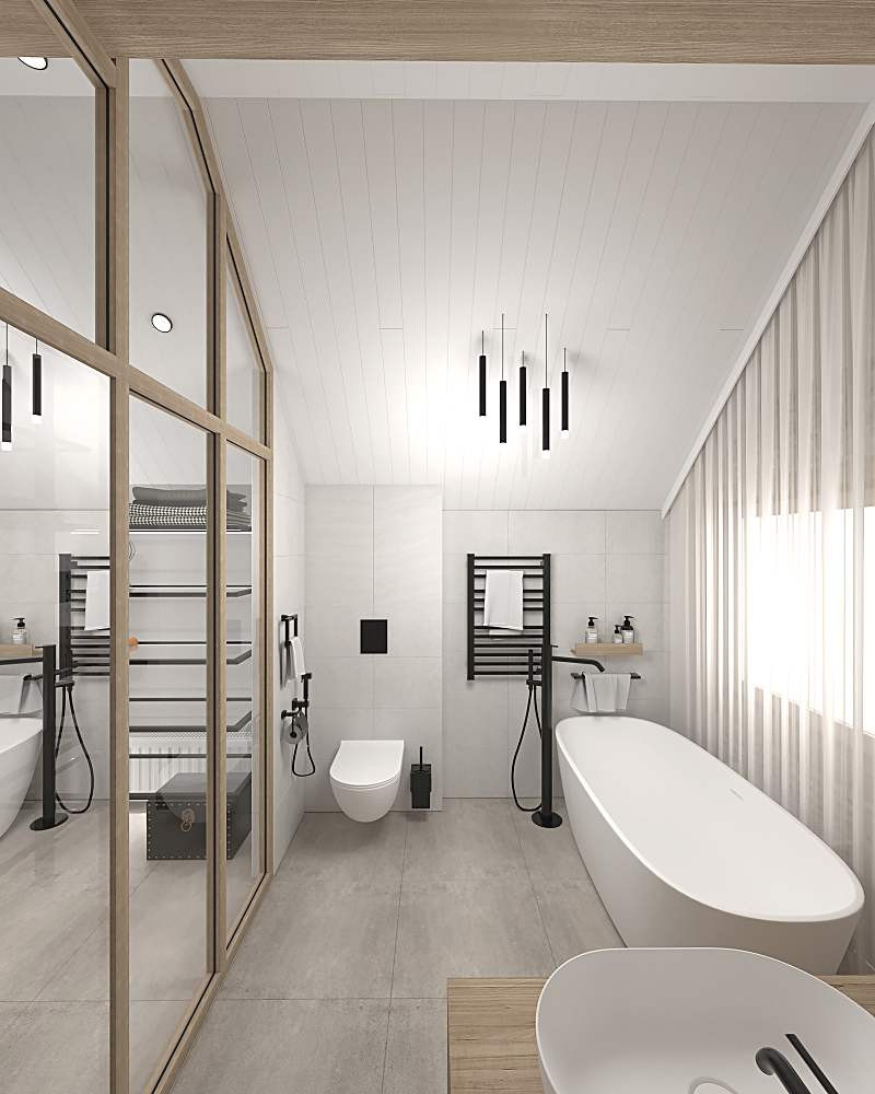 Дизайн интерьеров деревянного дома