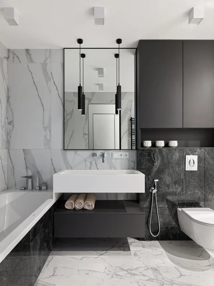 Квартира монохром