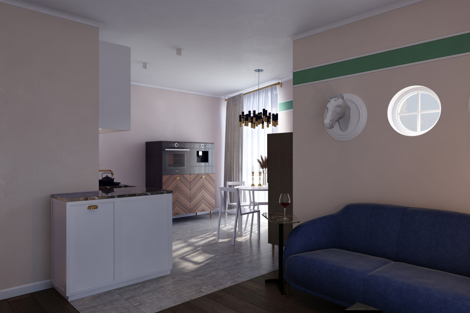 Обложка проекта: Маленькая квартира для пожилой женщины.