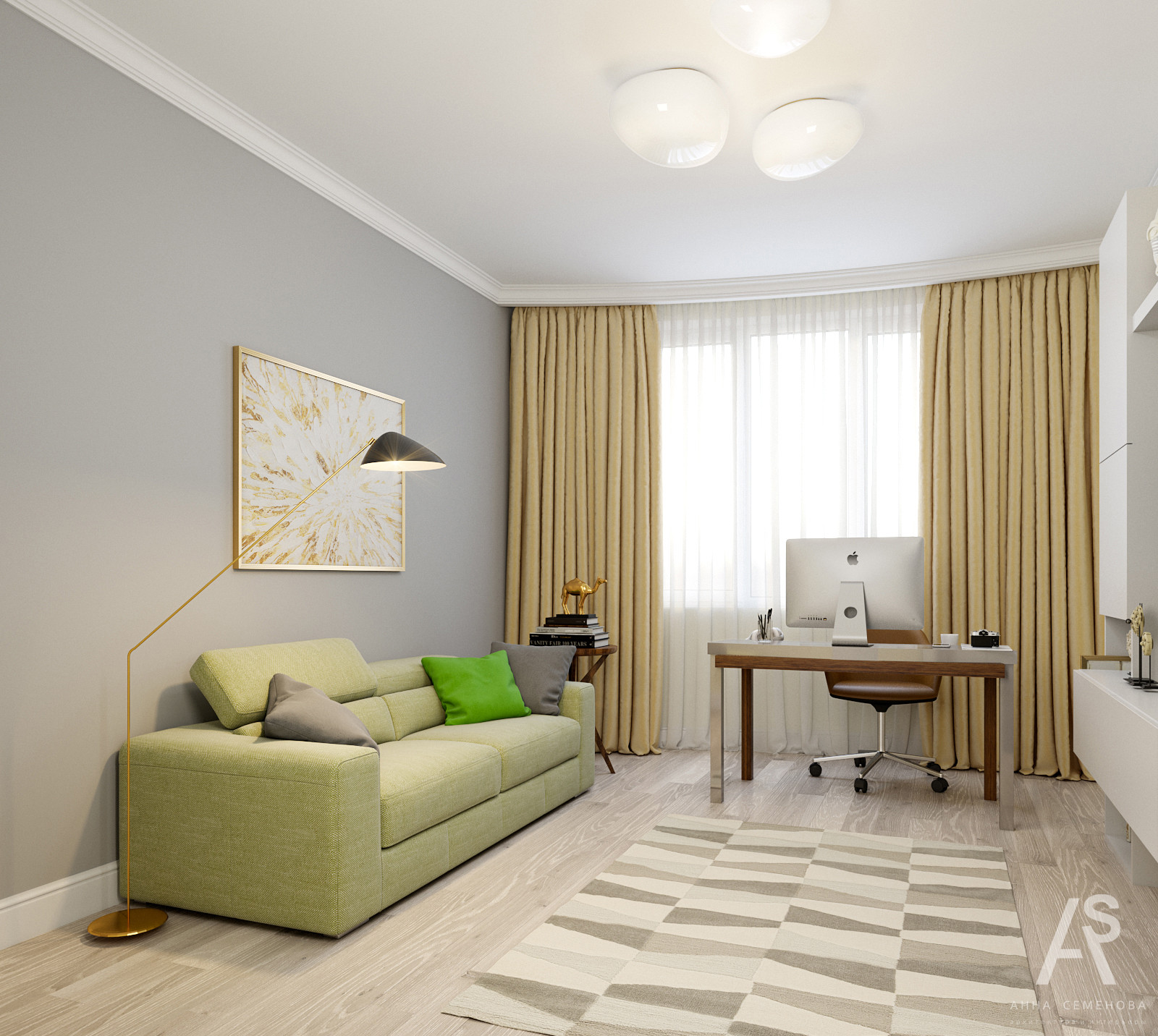 Квартира 110 м2 в ЖК Янтарный город