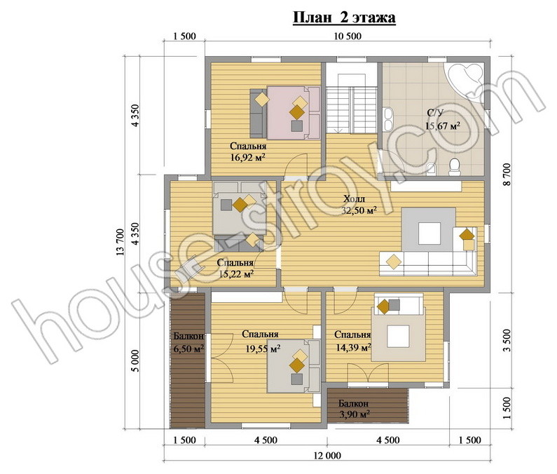 Обложка проекта: СИП дом 13,7х12 - 3С
