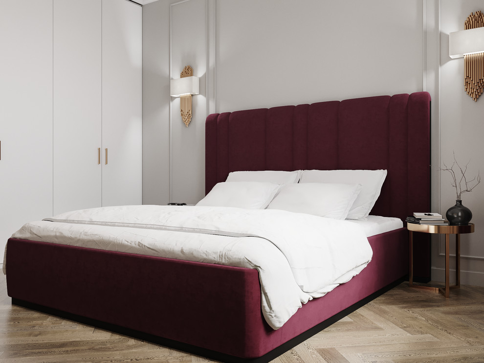 Дизайн спальной комнаты ЖК Clever Park