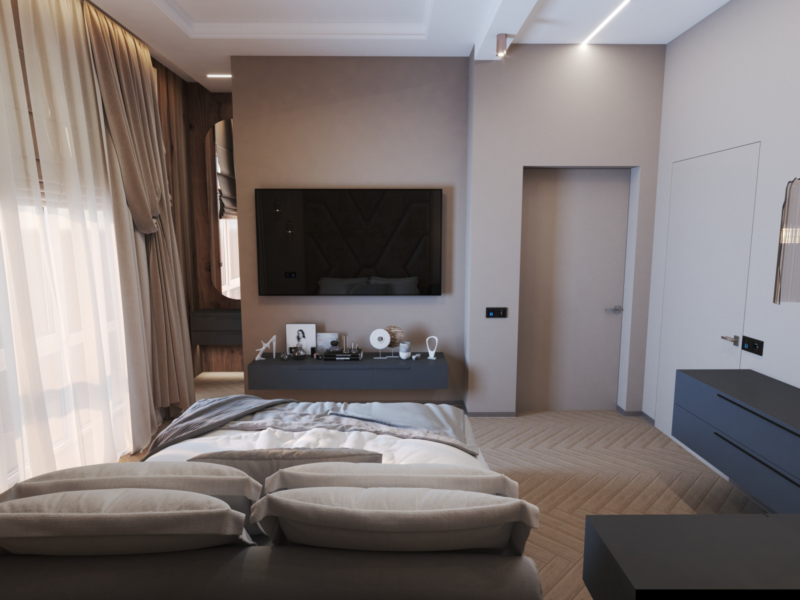 Дизайн проект спальни