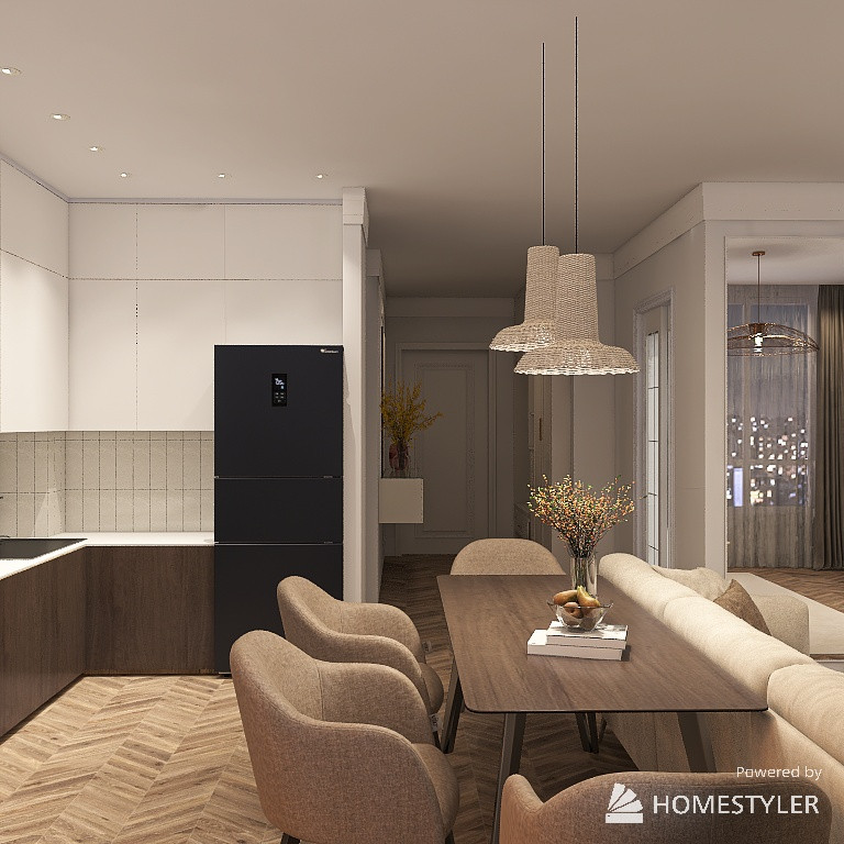 Дизайн-проект 3-комнатной квартиры