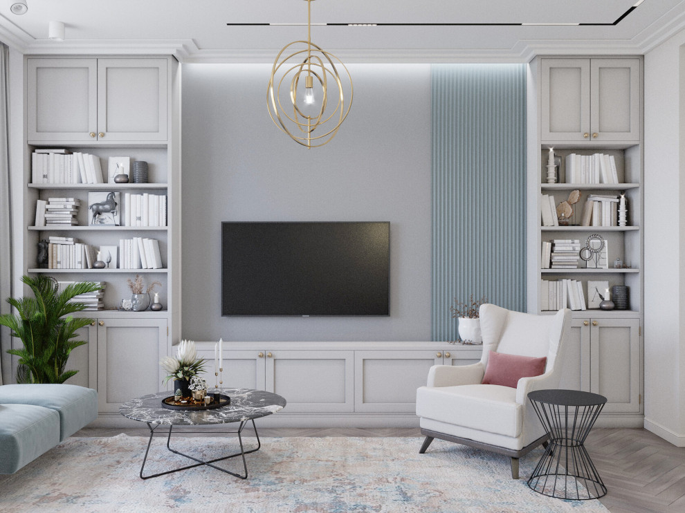 Квартира 77м2, современная классика