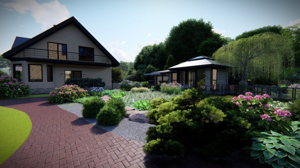 Ландшафтный проект благоустройства участка п. Куликово, Калининградская область