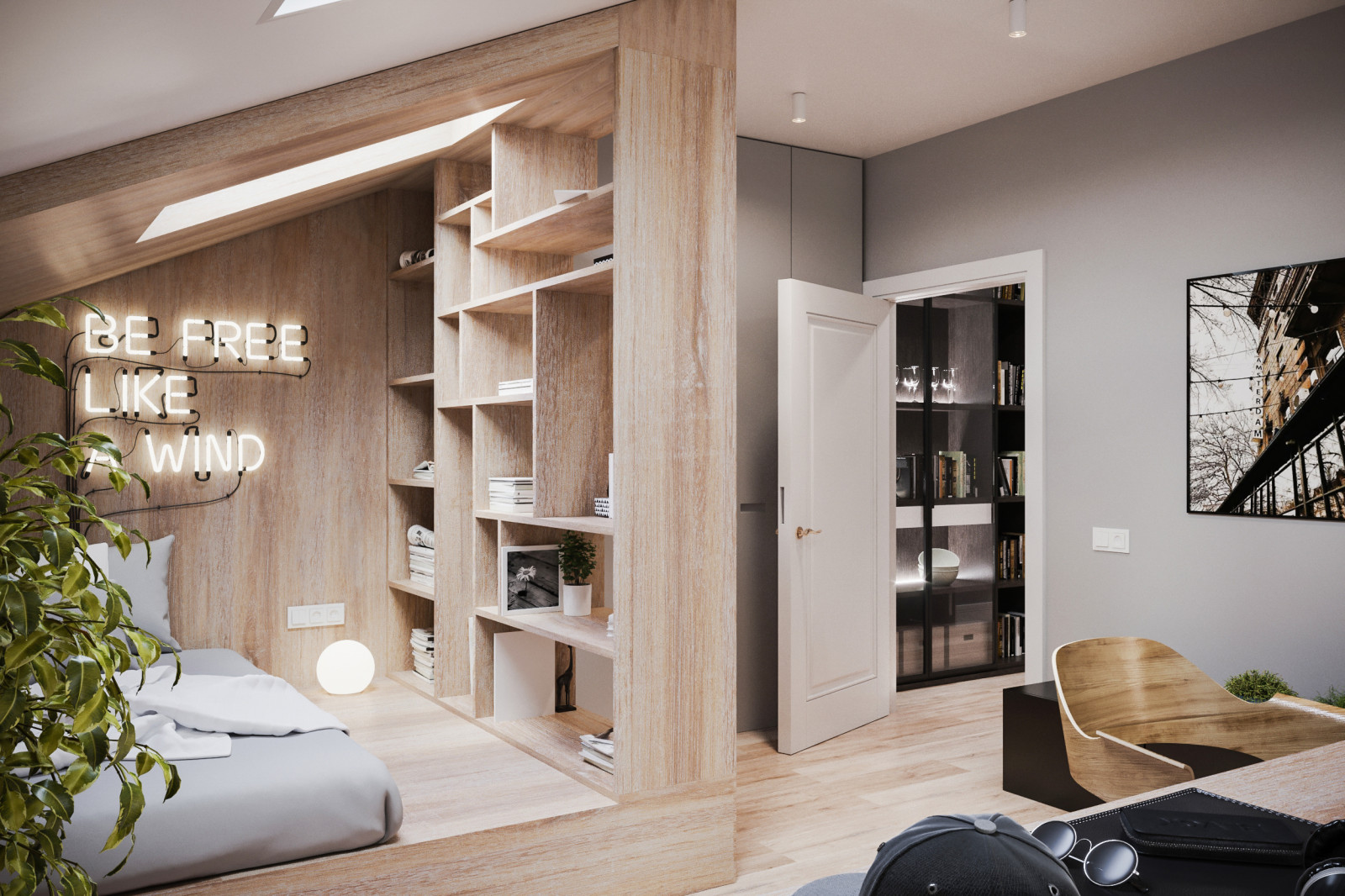 Apartamento de tres pisos