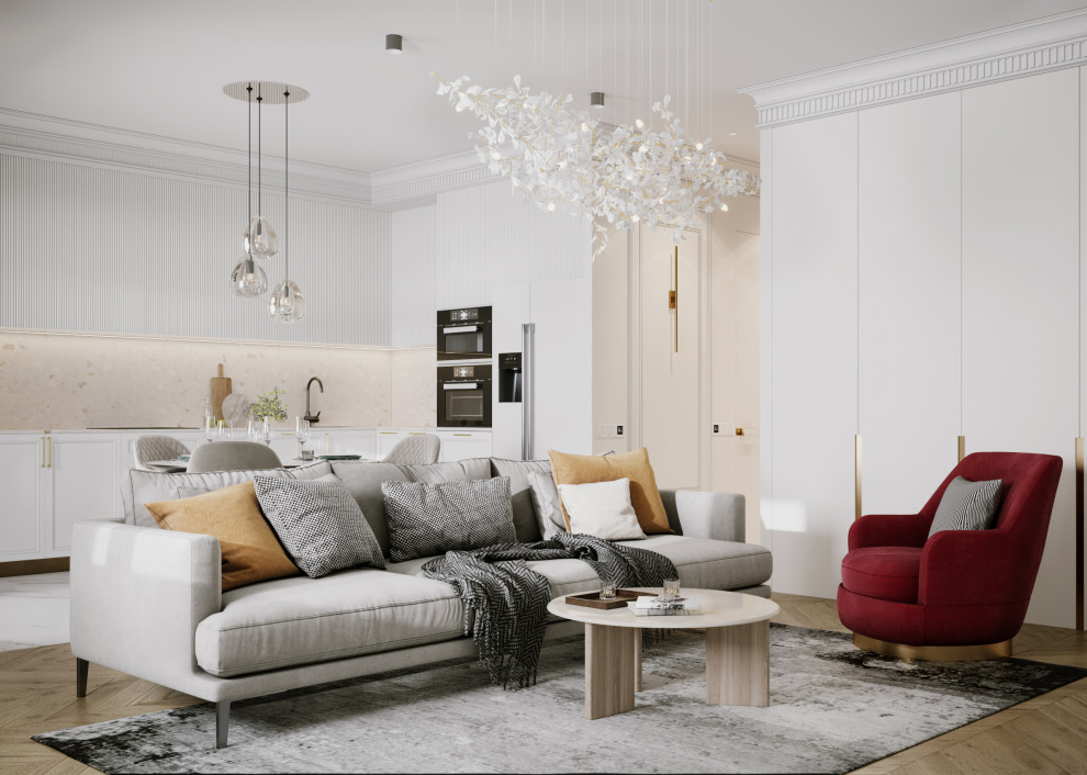 Проект 3х комнатной квартиры в жк "Ты и я" г. Москва