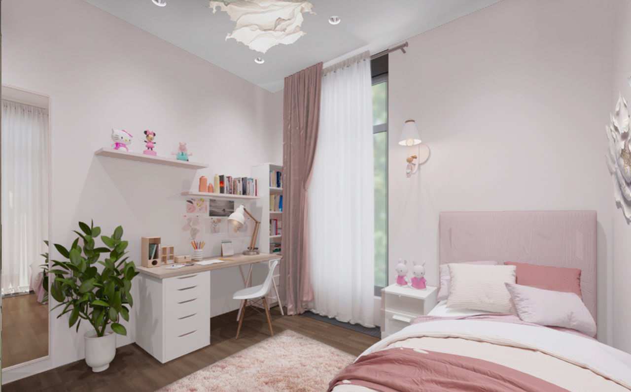 Дизайн интерьера в квартире (ЖК Охтапарк)