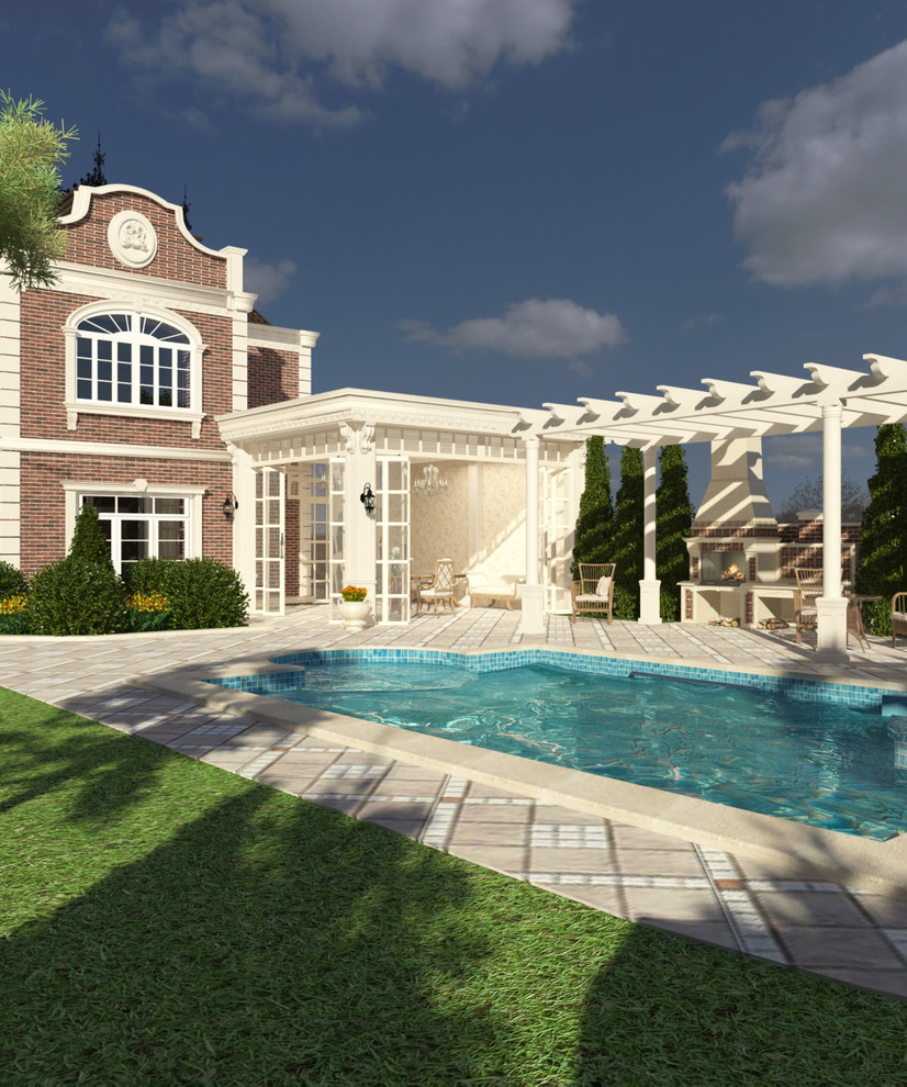 Частный жилой дом в классическом стиле