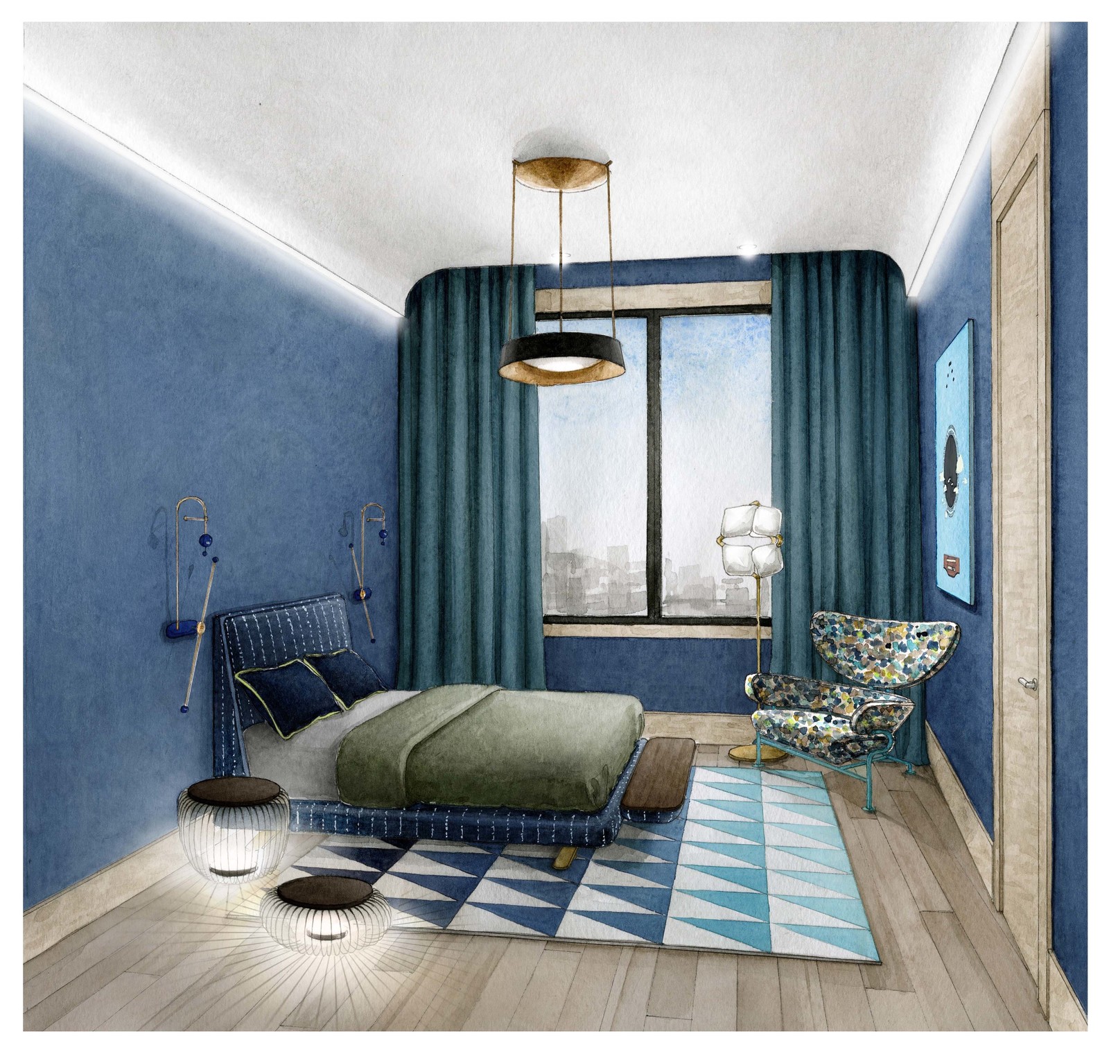 Эскизы к дипломному проекту студентки школы Детали Светланы Юрковой