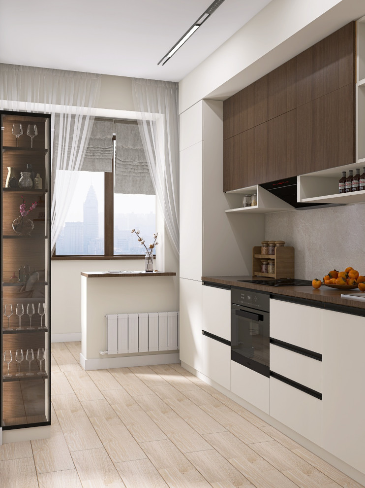 КУХНЯ-ГОСТИНАЯ + СПАЛЬНЯ И КОМНАТА ДЛЯ СЫНА 54 КВ.М.