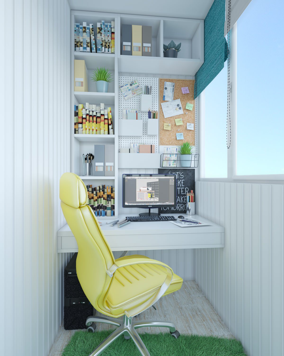 Студия 34 кв.м, г.Воронеж, "Капля Желтого"