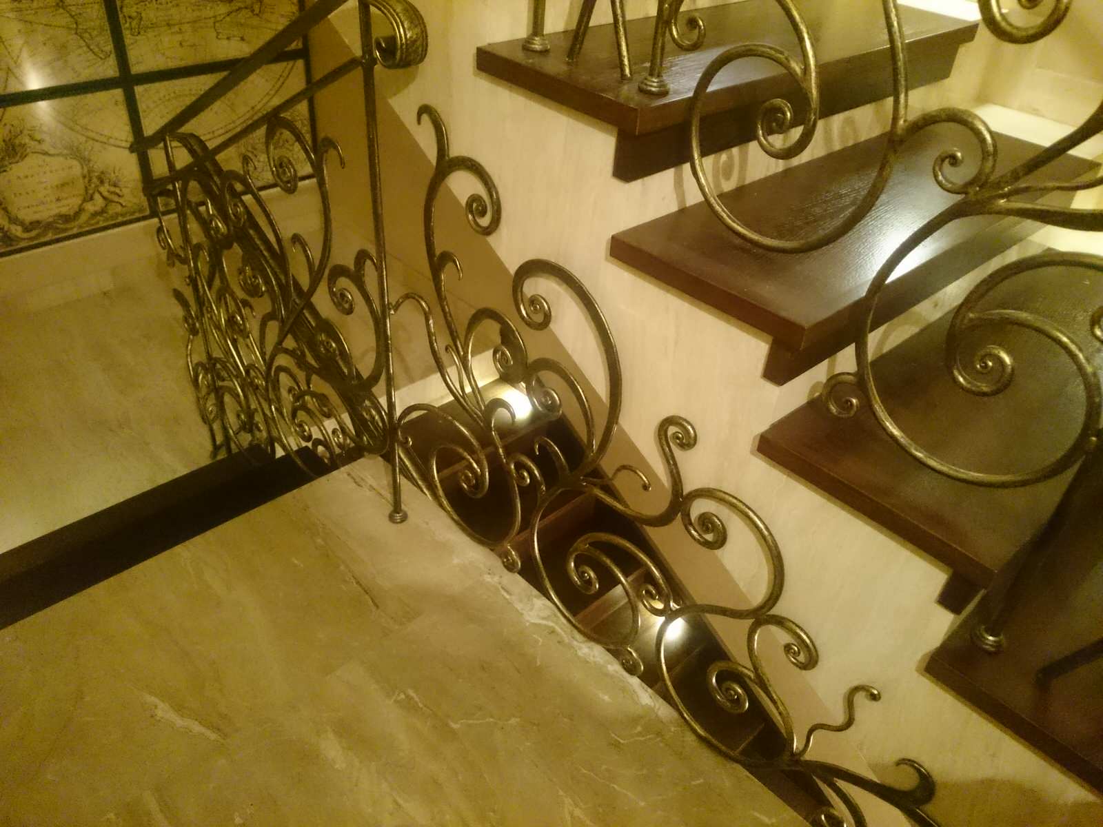 Кованые ограждения в КП Белый Берег