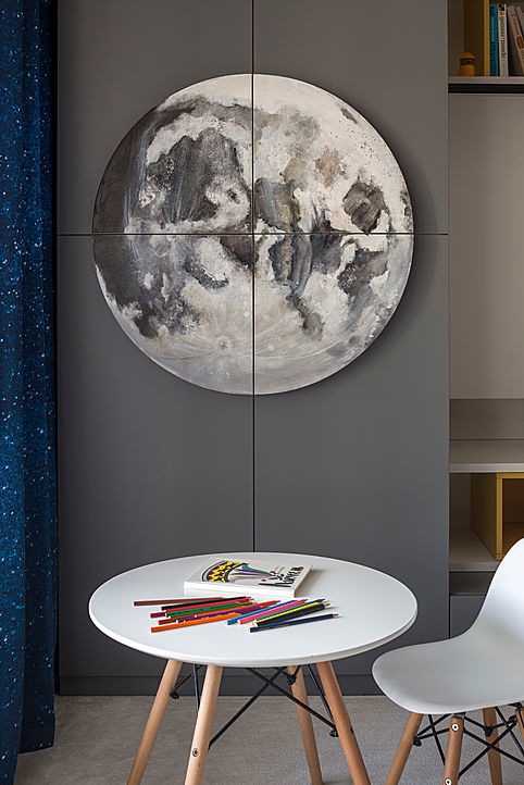 Дизайн детской в космическом стиле | Child room cosmic style