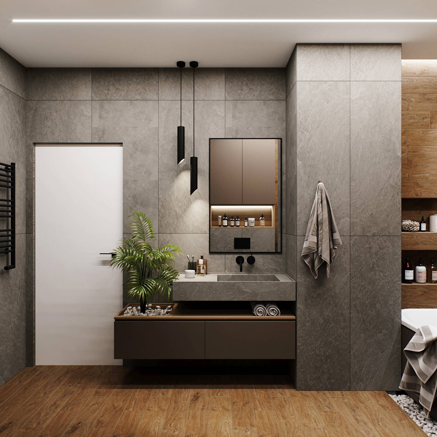 Проект квартиры 63,7кв.м. для молодой семьи