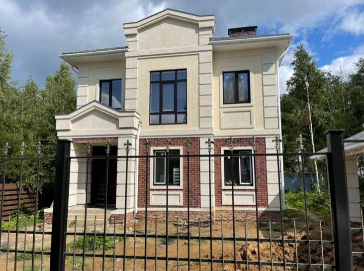 Ход стройки. Усадьба Шарапово. Дом.