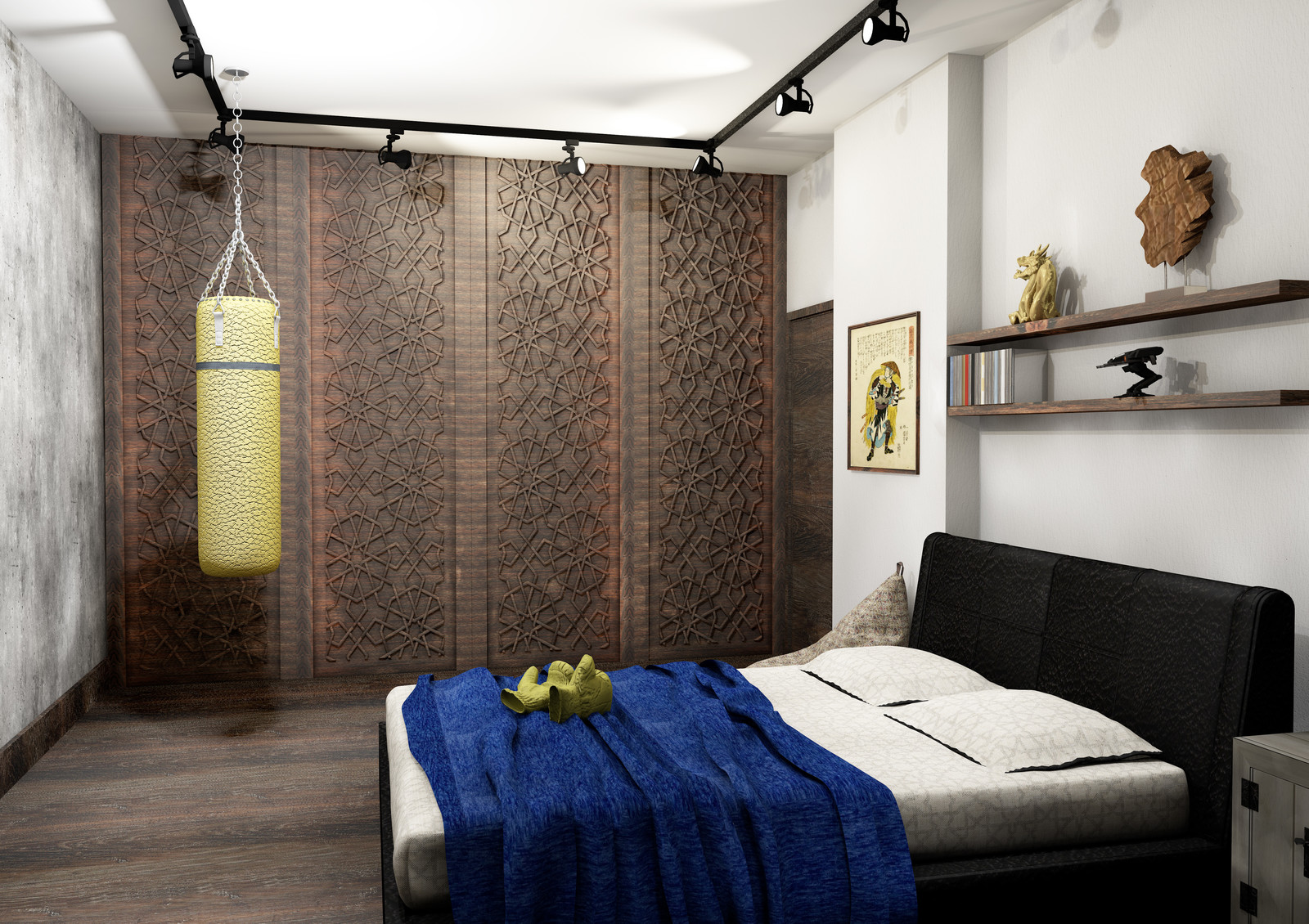 Квартира с этническими мотивами