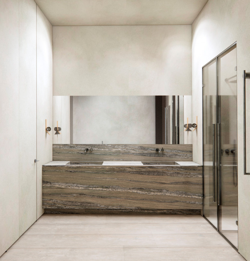 Городской Вабисаби. Малый Кисловский переулок. Квартира для семьи с 2 детьми.