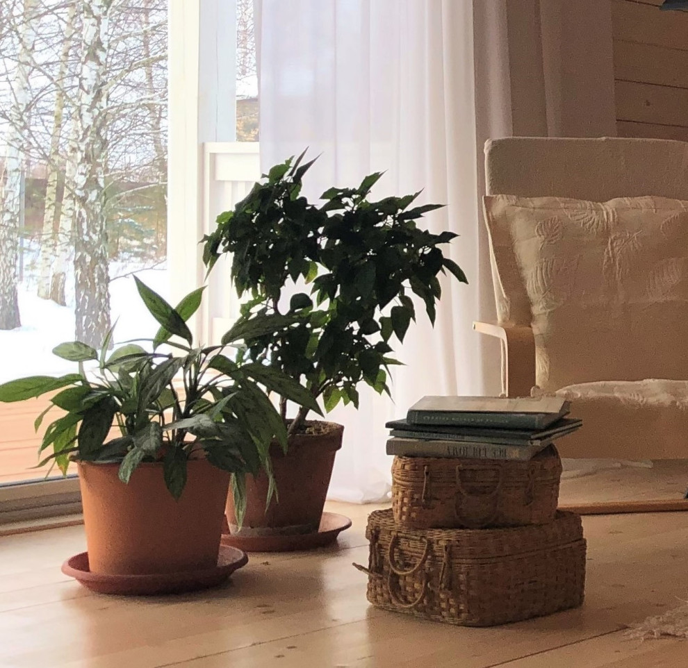 Интерьер финского деревянного коттеджа