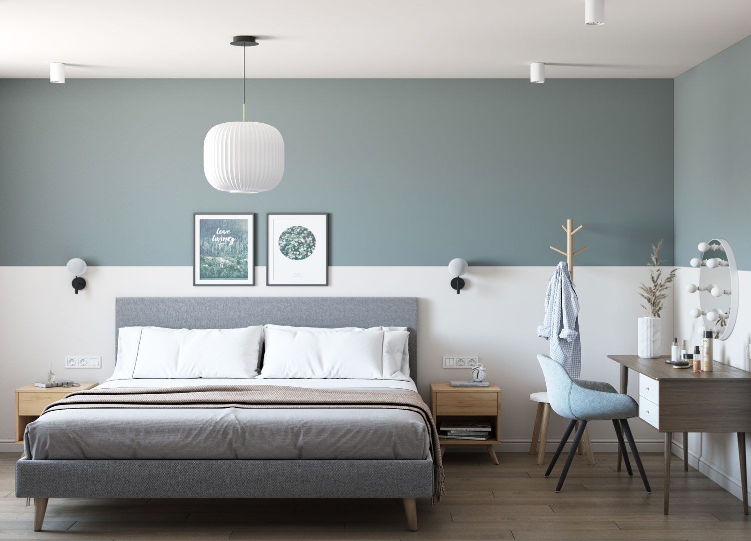 Трехкомнатная квартира для молодой семейной пары