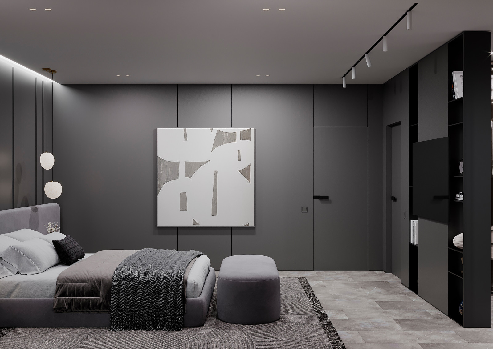 Обложка проекта: Спальня для молодой девушки ЖК "Лесопарковый", г.Челябинск