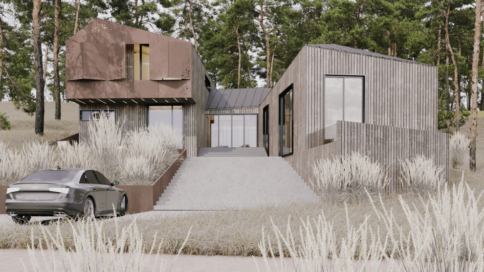 Дом на склоне