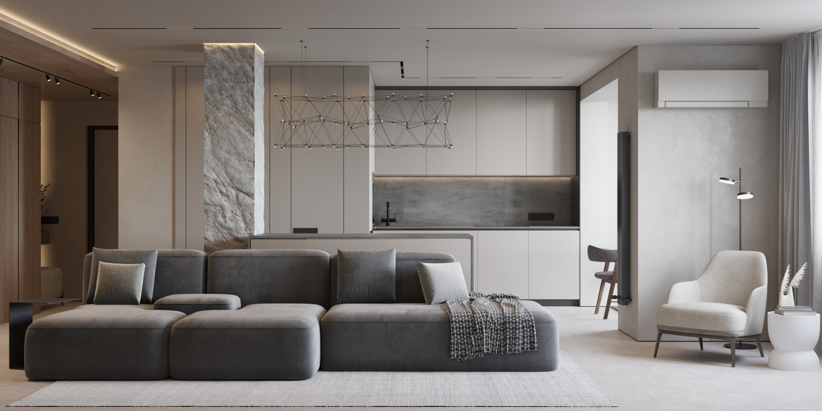 Минималистичный дизайн квартиры