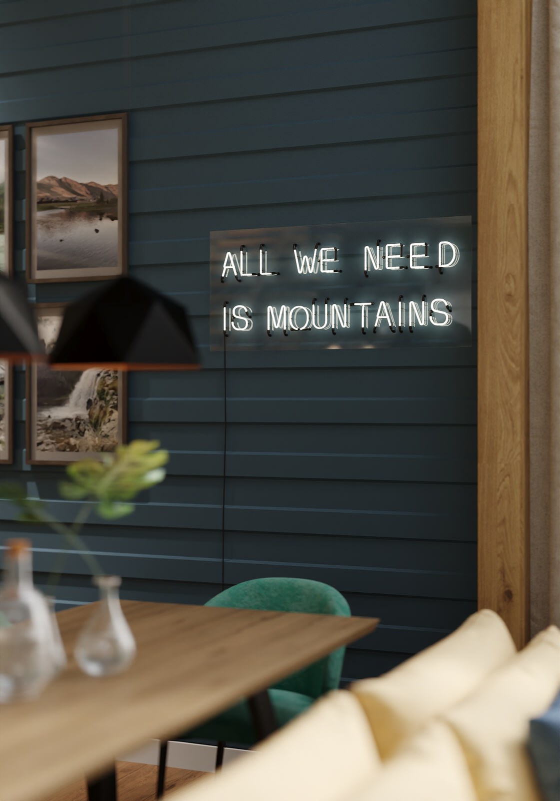 Дизайн гостевого дома в Озерном