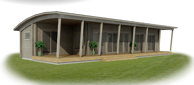 Обложка проекта: Дом из клееного бруса 118 м.кв.