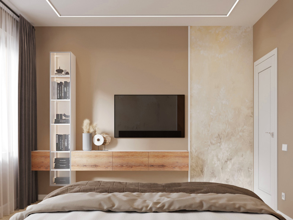 Спальня с гардеробной (2х комнатная квартира)