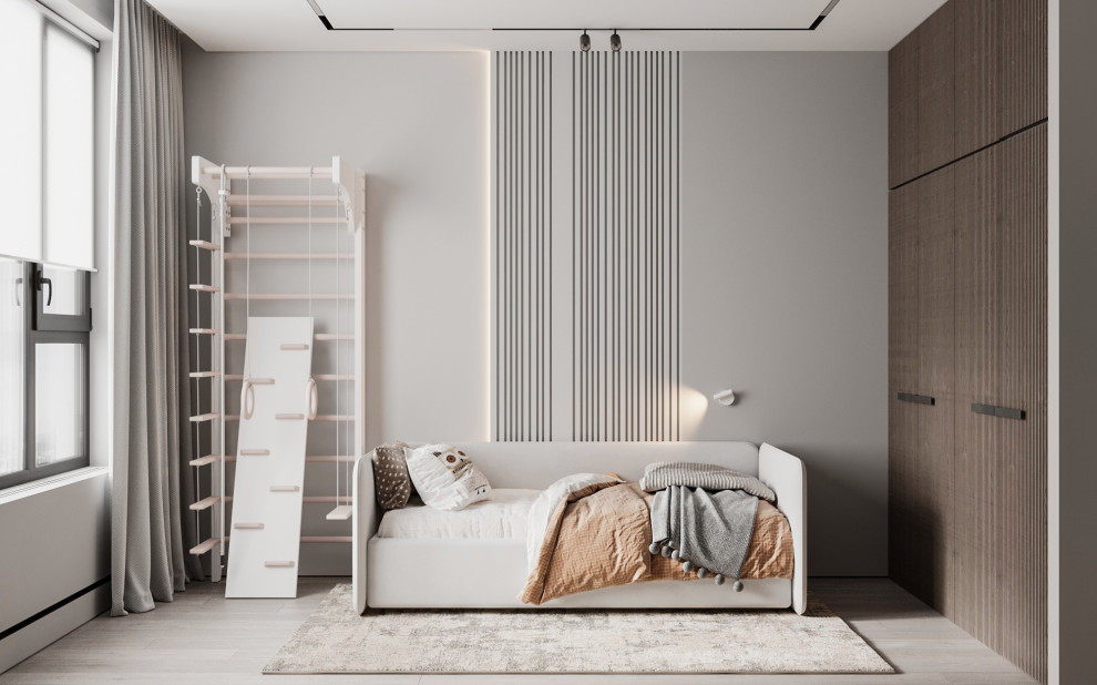 ЖК "Небо" современный интерьер в стиле минимализм 105 кв.м