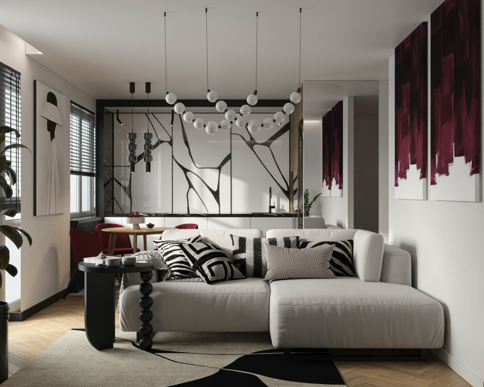 Обложка проекта: 22.  Bordeaux 77м²