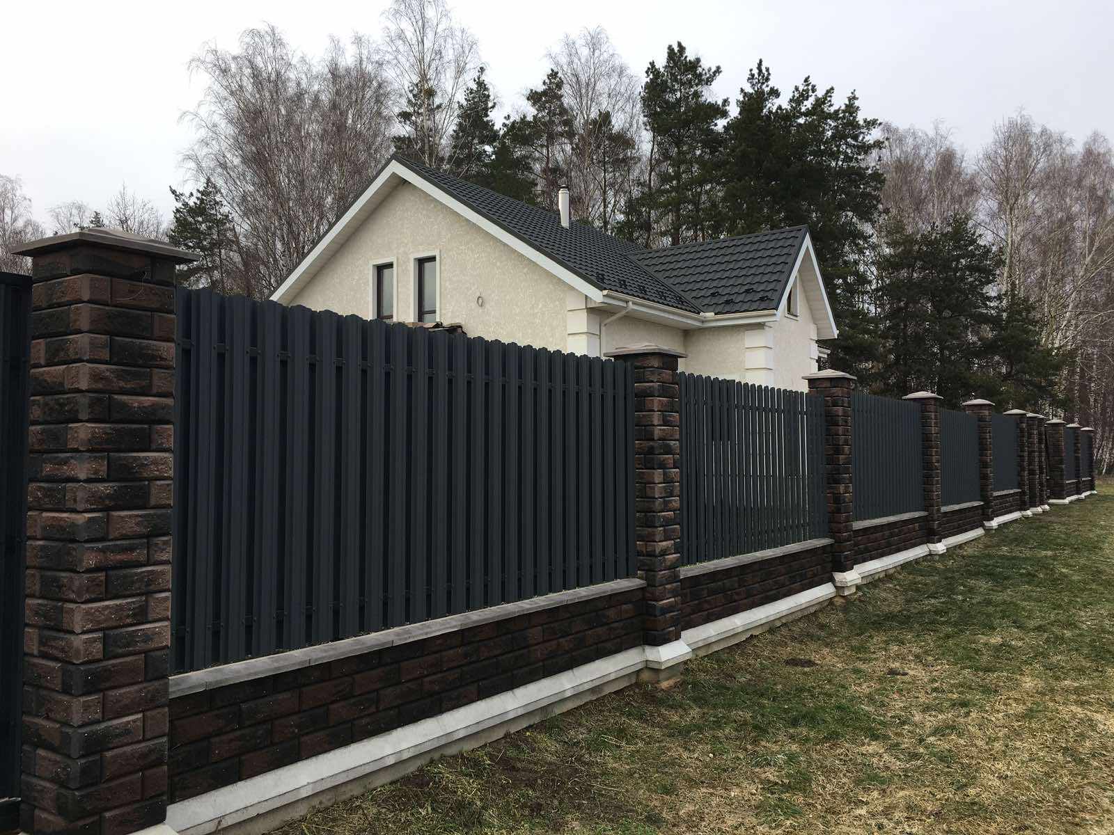 Обложка проекта: Забор заполнение проф. лист