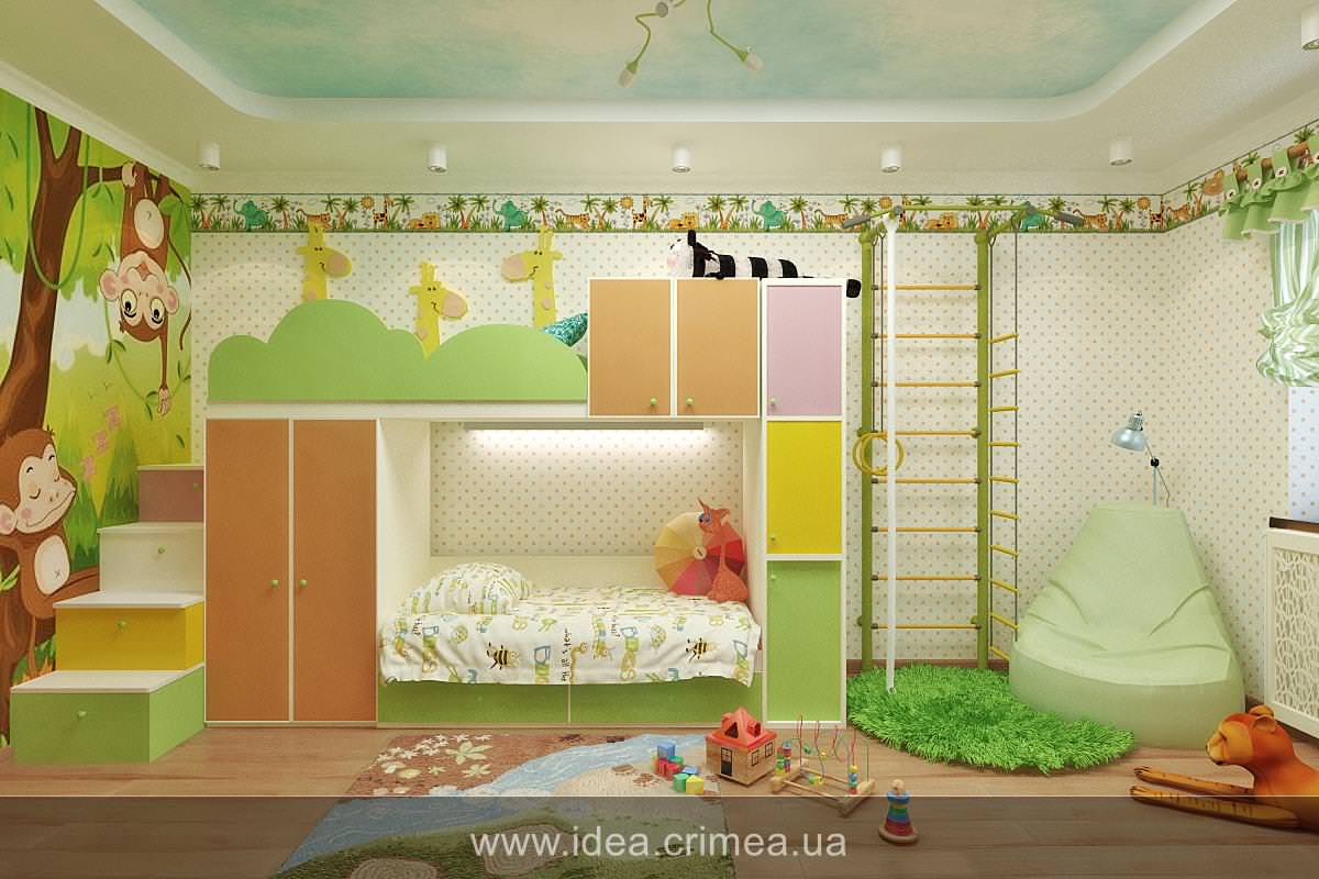 Ideal kids room design - 3 in 1