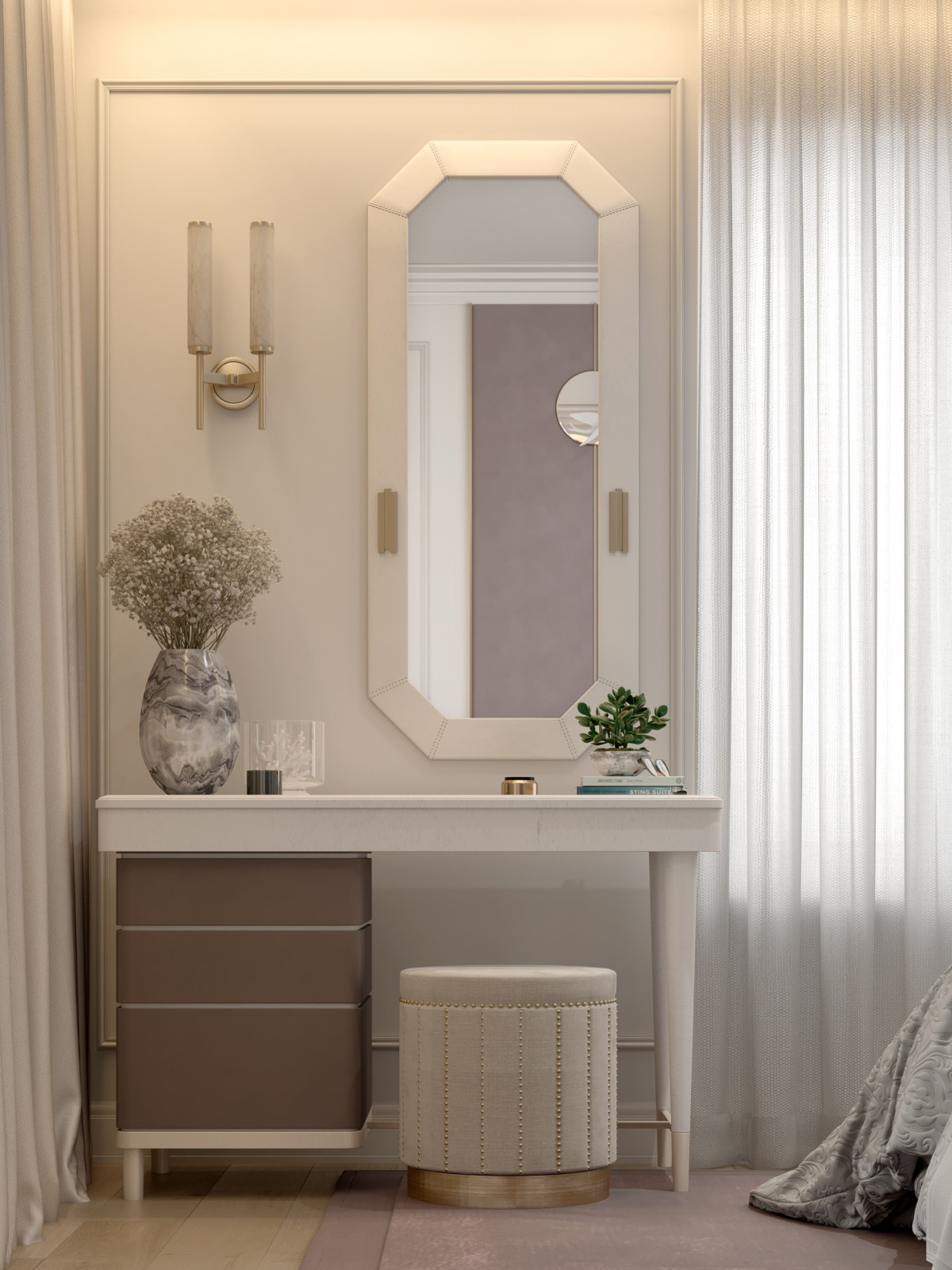 Обложка проекта: Современная классика квартира 100м2 Ольховский