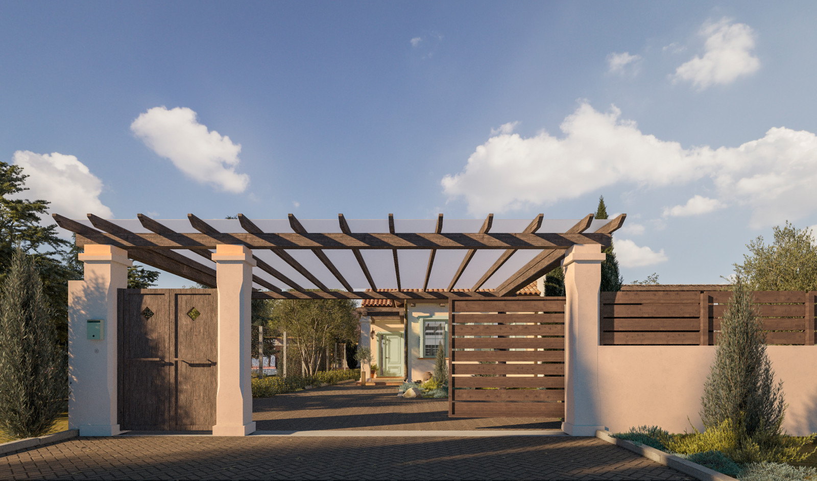 Обложка проекта: Villa Lukull. Средиземноморский дом на участке в Севастополе