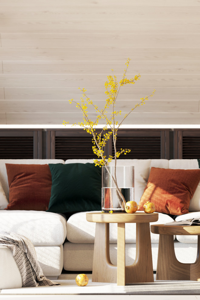 Гостиная в загородном доме