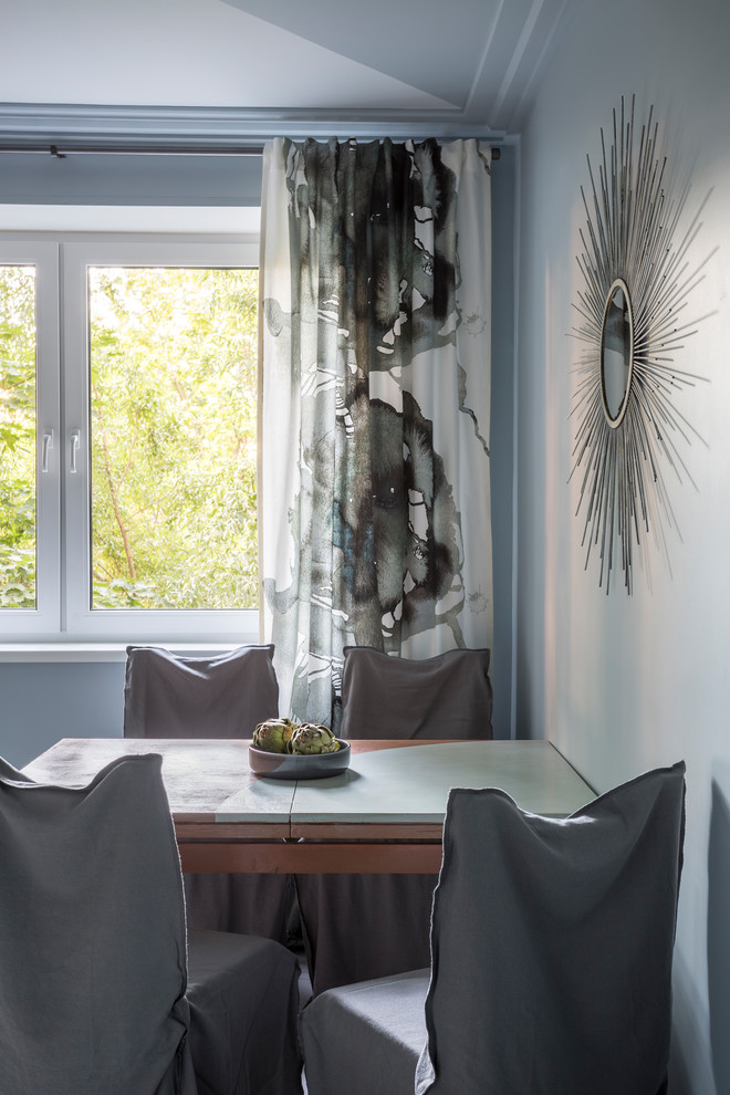 Houzz тур: «Двушка» с двуцветными потолками в доме серии П-44