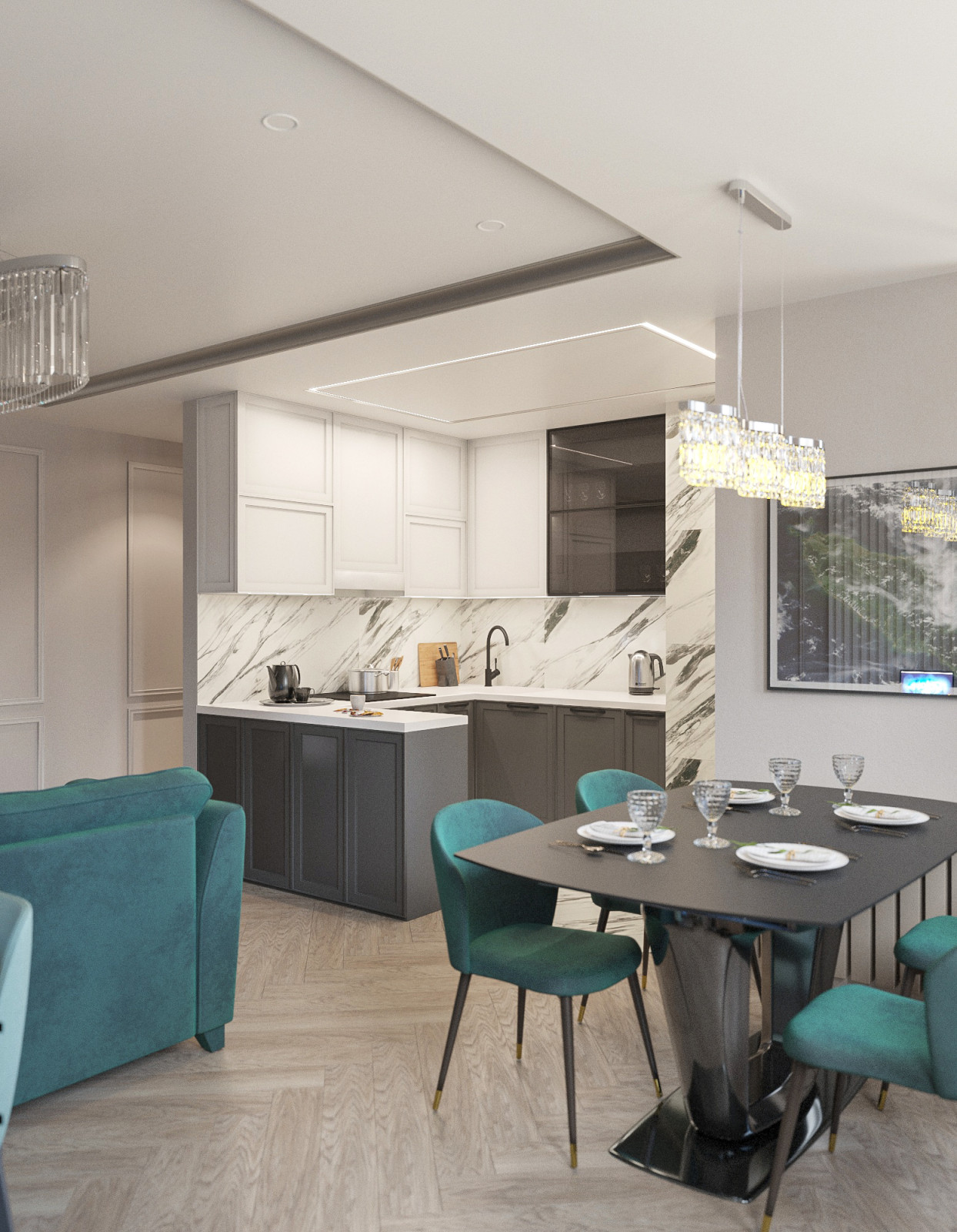 Кухня-гостиная