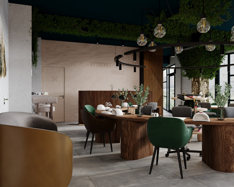 Коммерция. Салон красоты KUTIKULA 105 м². Проект разработан за 1 неделю