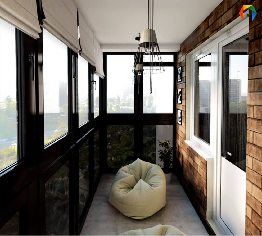 Сколковская. Дизайн-проект 3-комнатной квартиры, с коллажами и визуализацией в О