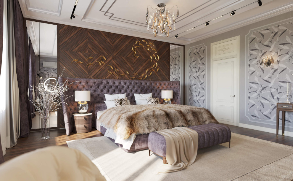 Дизайн интерьера одноэтажного жилого дома в стиле арт-деко