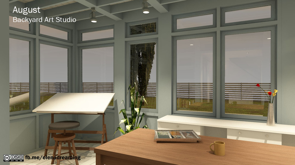 Backyard Art Studio AUGUST