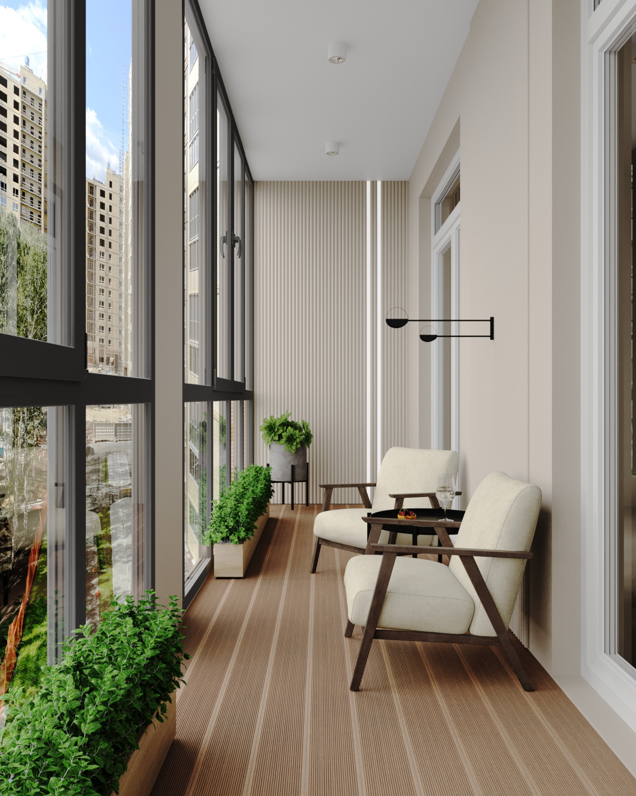 Лоджия 10 кв.м. в ЖК Ньютон